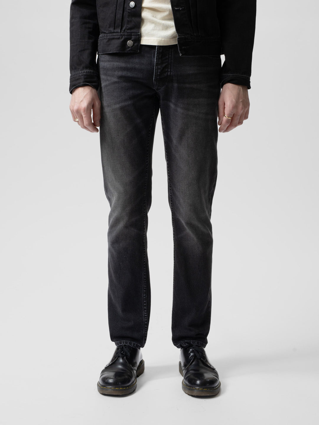 Solid Ollie Slim Fit Jeans Black Force