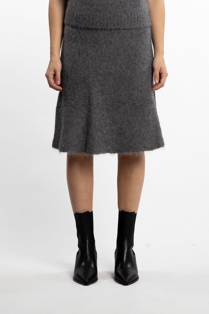 Sajeanne Skirt 15425- Iron Gate