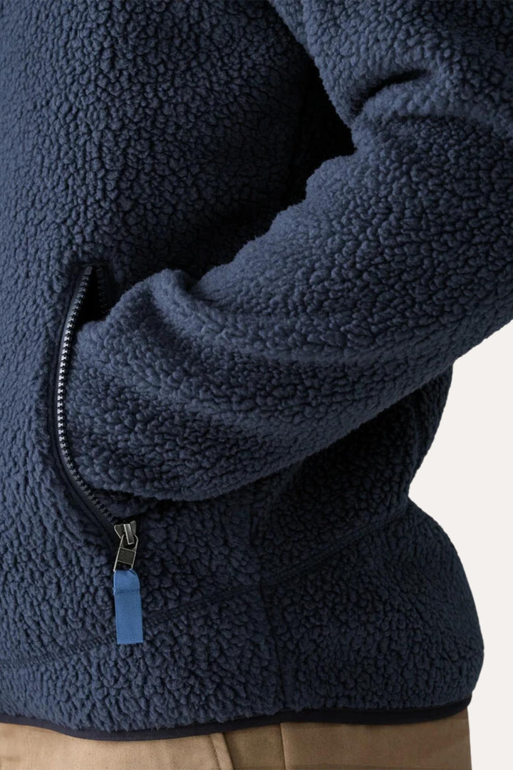 M Retro Pile Jkt New Navy w/Sunken Blue