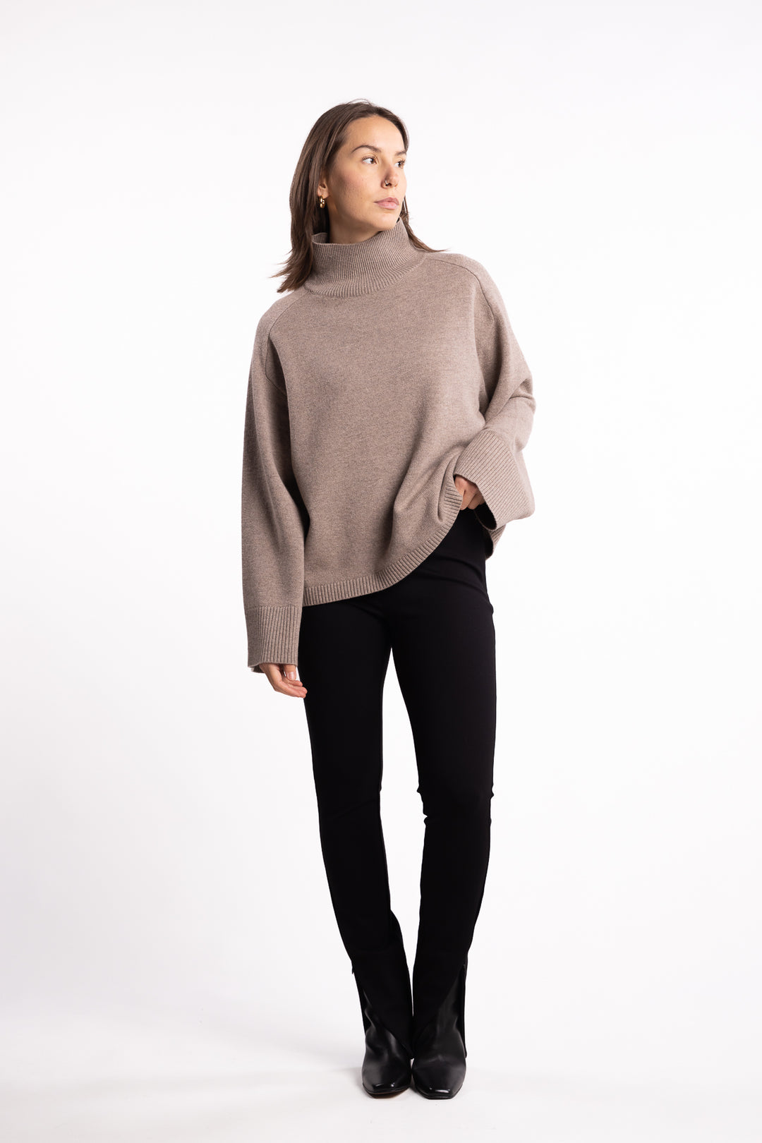 Cape Cod Turtleneck- Wheat