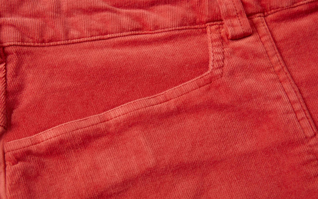 Grinder Corduroy Shorts Red Crimson