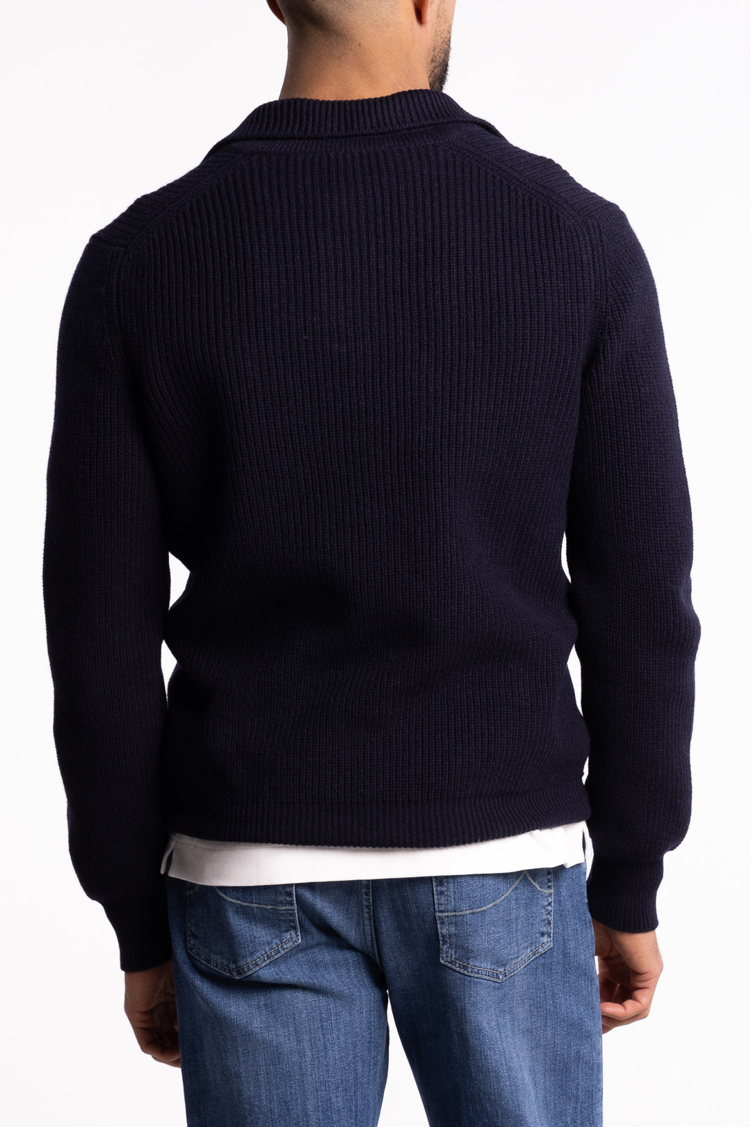 Super Geelong Ribbed Skipper Navy