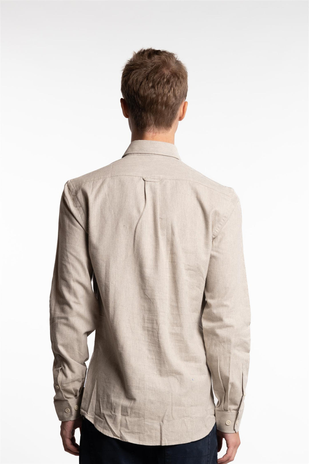 Mélange Brushed Shirt Stone