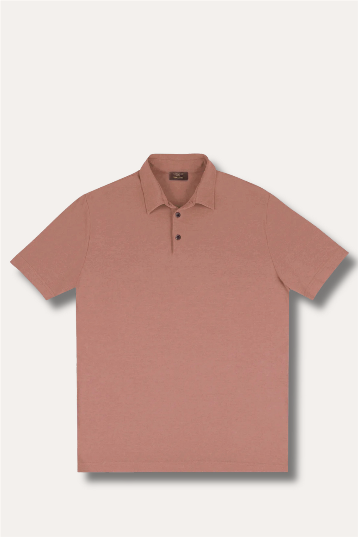 Ice Cotton Short Sleeve Polo Shirt Old Pink