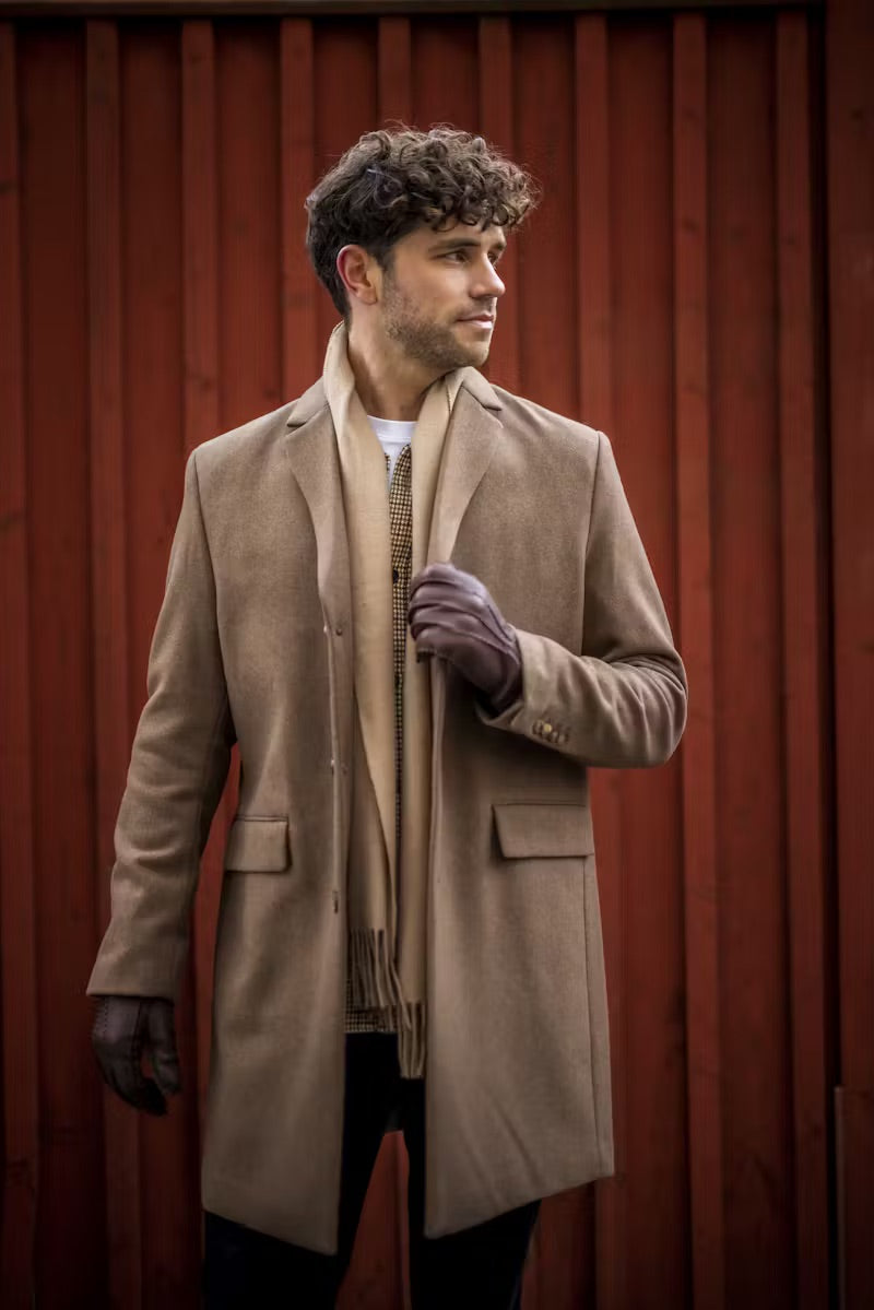 Matthew Deerskin Gloves Chocolate