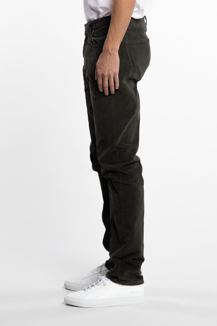 Cotton Corduroy 5-Pocket Pants Forrest Green