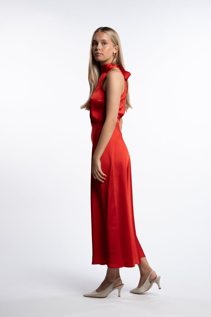 Rheo Dress 12959- Flame Scarlet