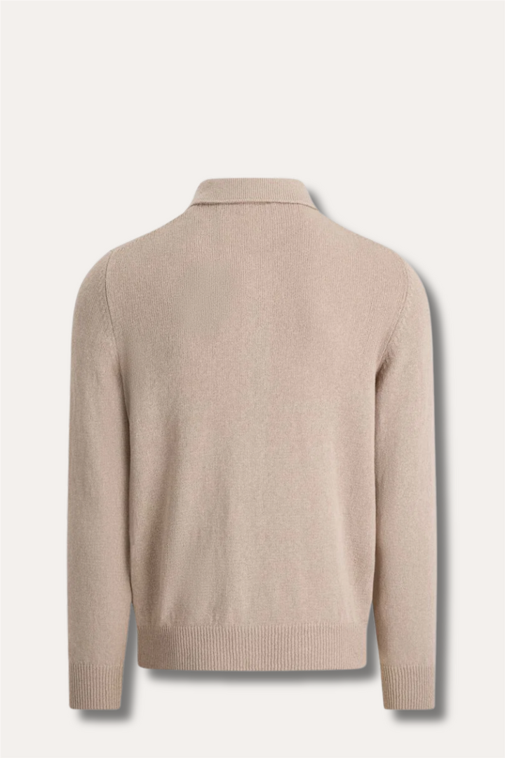 Cashmere/Cotton Cardigan Beige