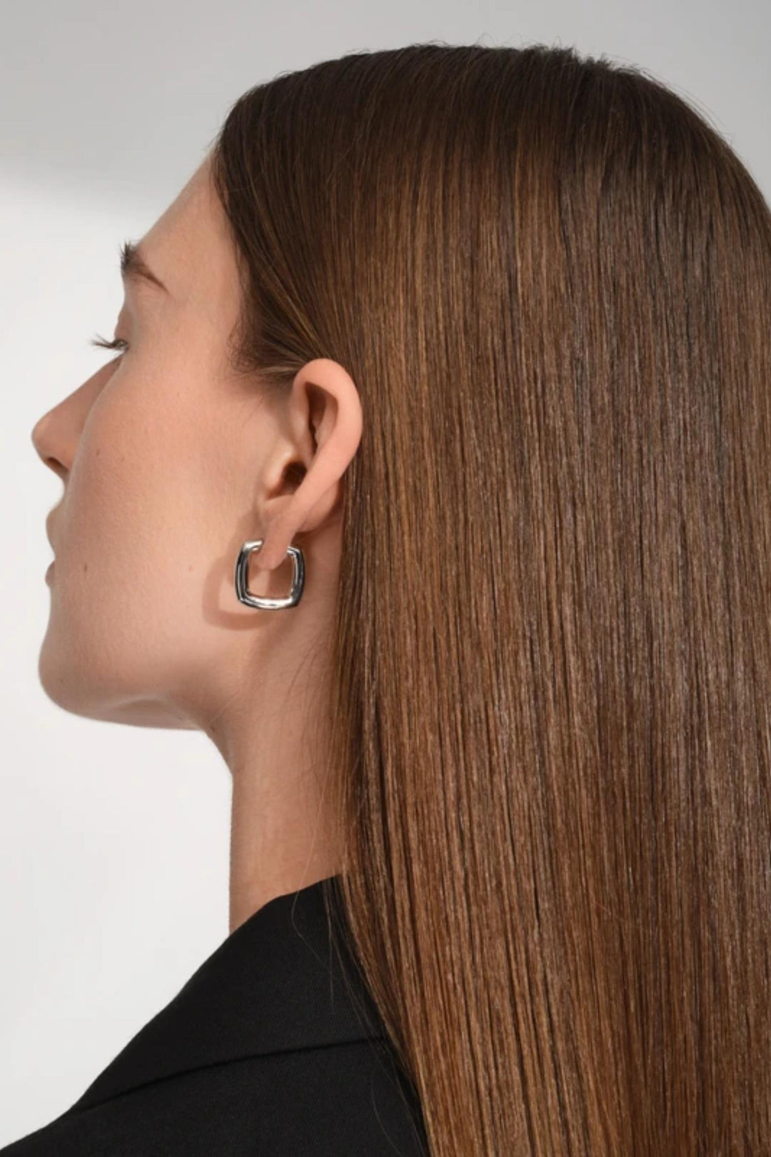 Frame Hoops Medium- Silver