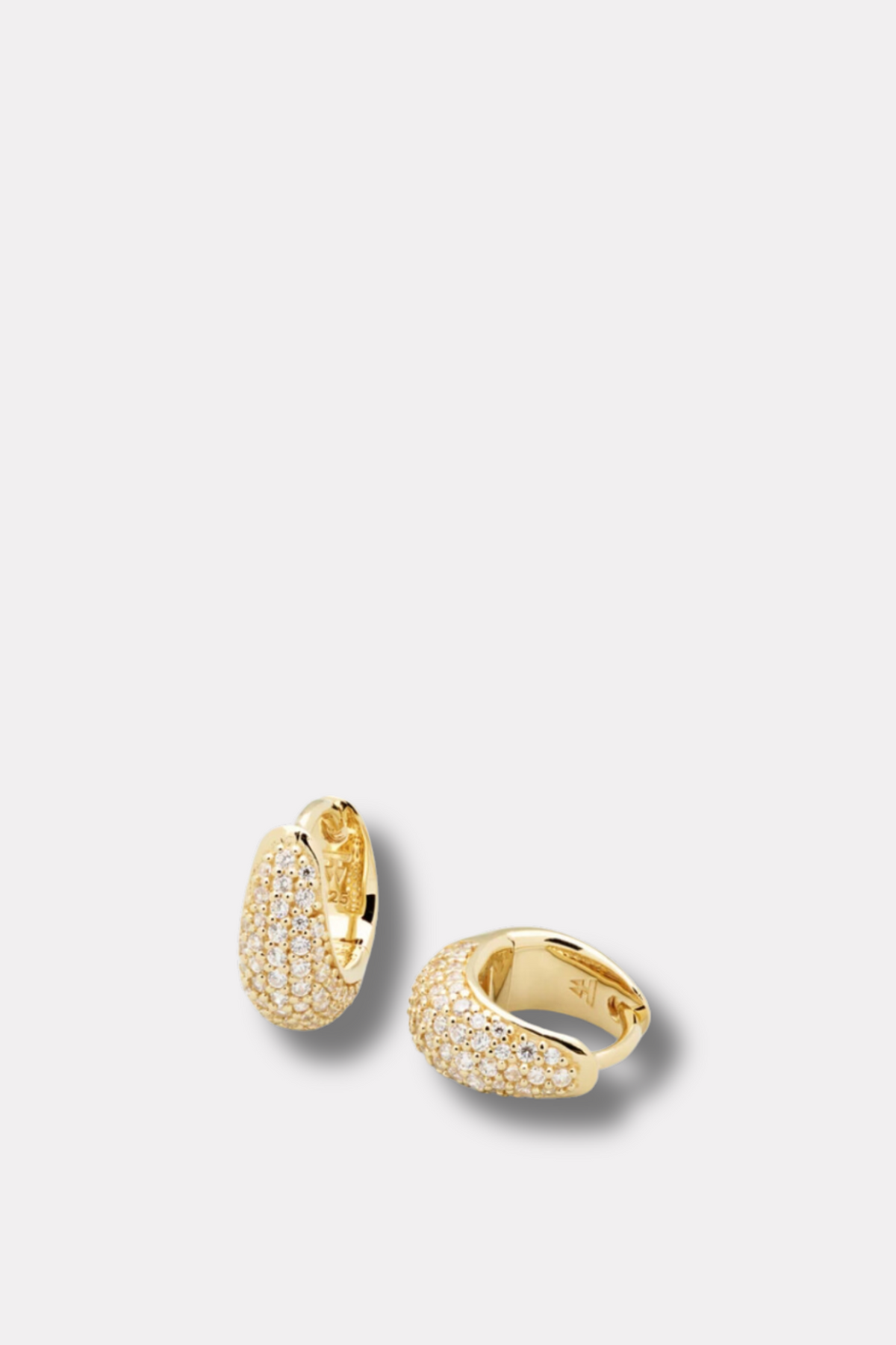 Women's Ice Huggie Pave Gold