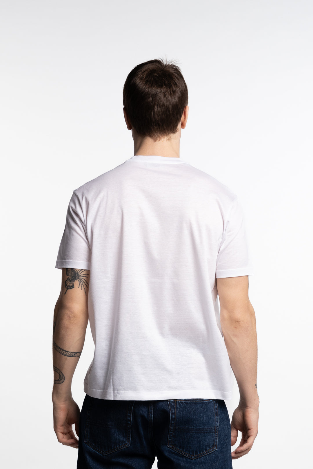 Embroided xSoft Cotton Jersey T-shirt White