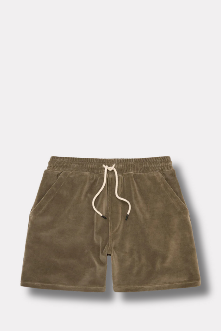 Velour Shorts Morel