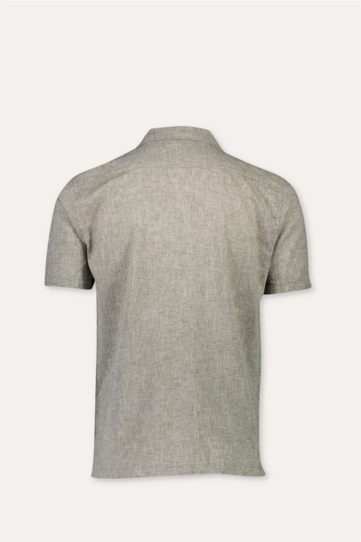 Casual Linen Blend Resort S/S Army