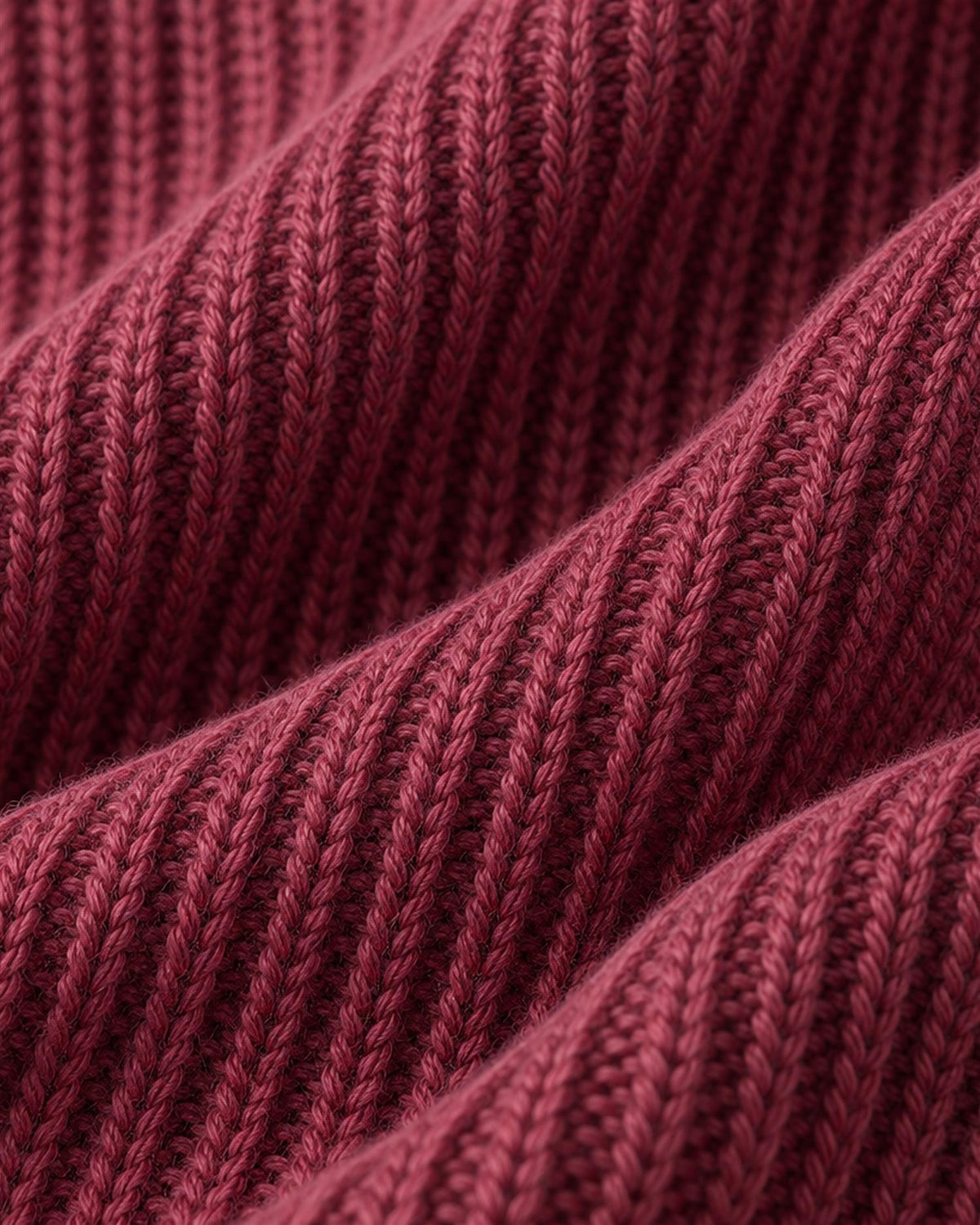 Nova Cardigan Red – strikkdetalj