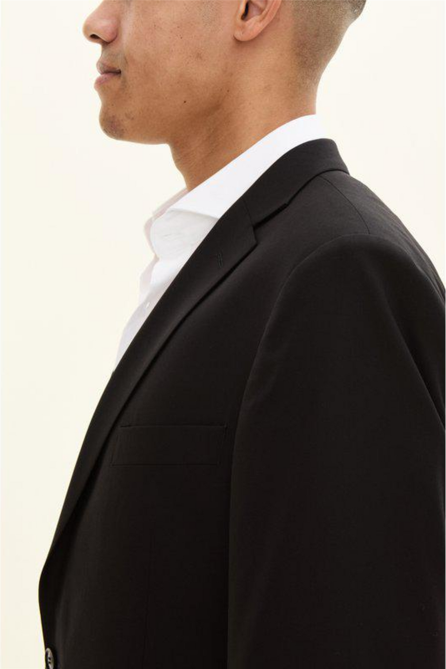Joel Wide Fit Blazer Black