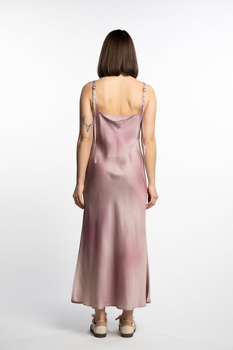 Strap Dress- Multi Pink