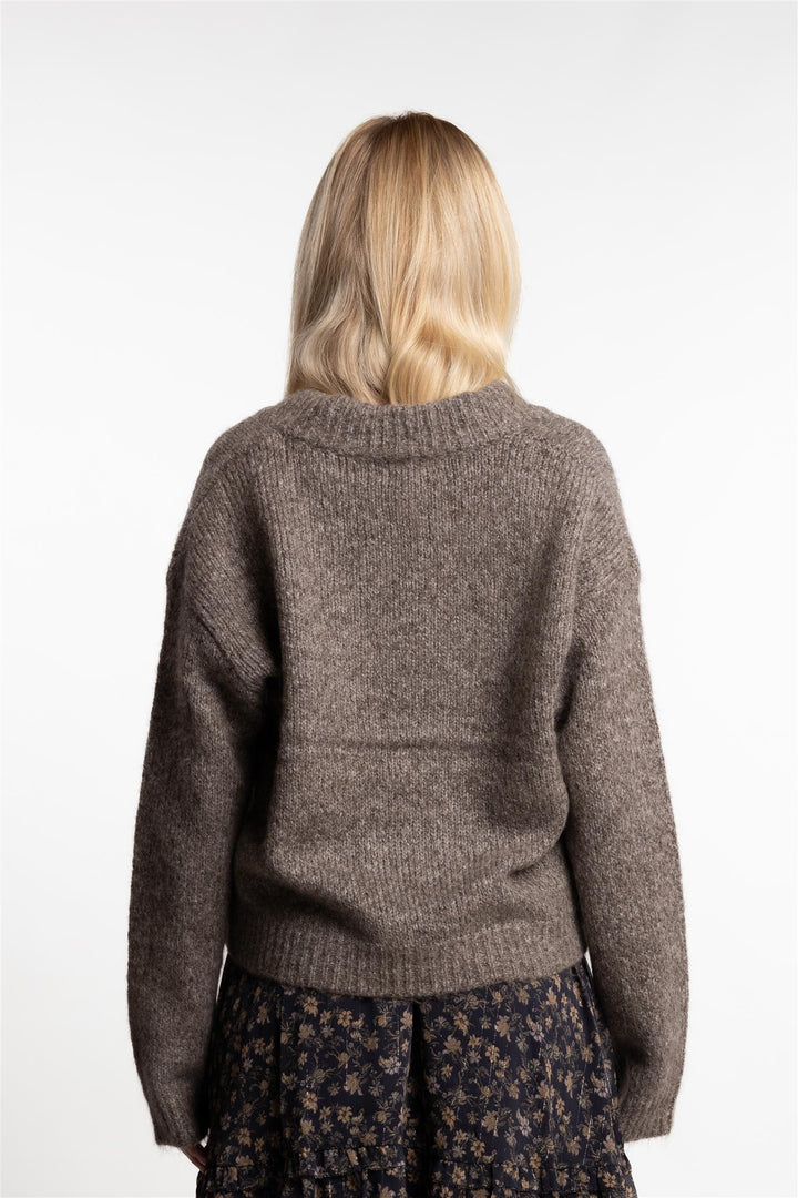 Lou Knit- Dark Taupe