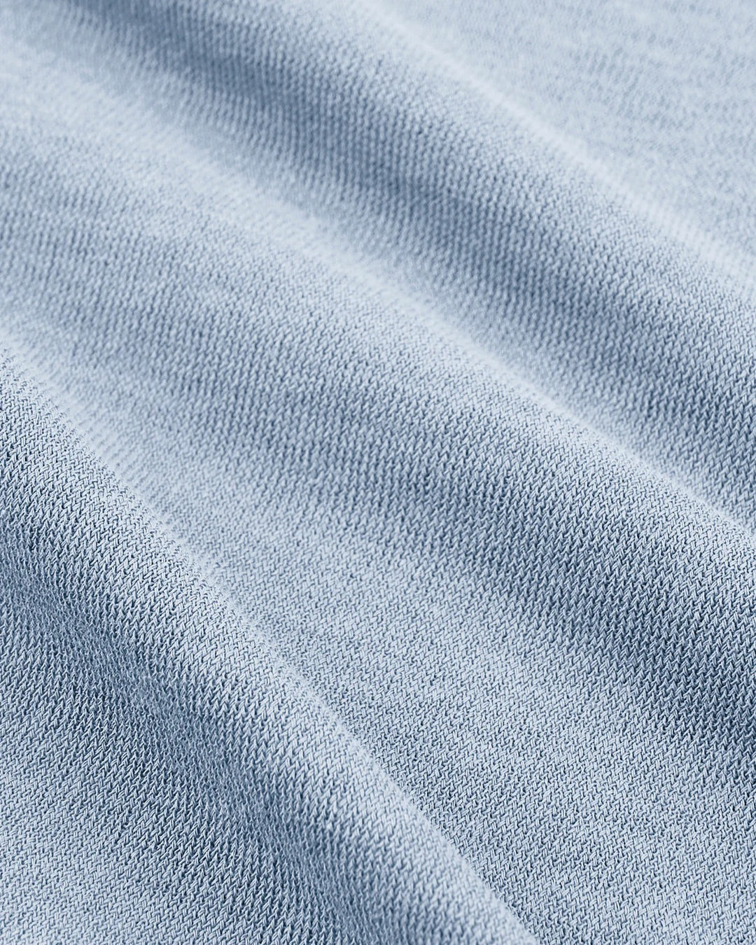 Ice Cotton Short Sleeve Polo Shirt Azzurro Polvere