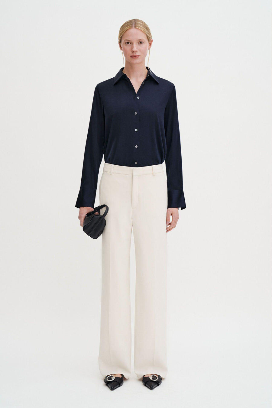 Hutton Trouser- Ivory