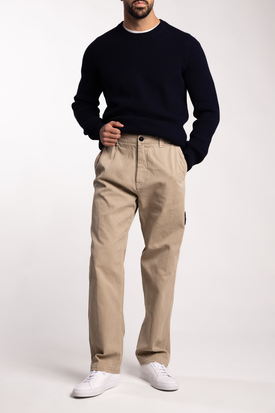 Pants Loose Beige