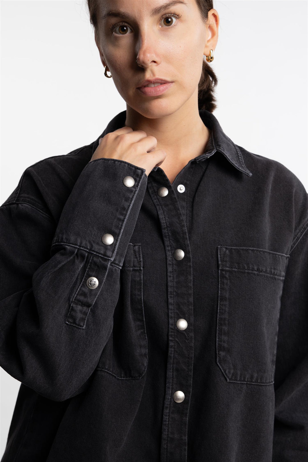 Dante Shirt- Iron Black Denim