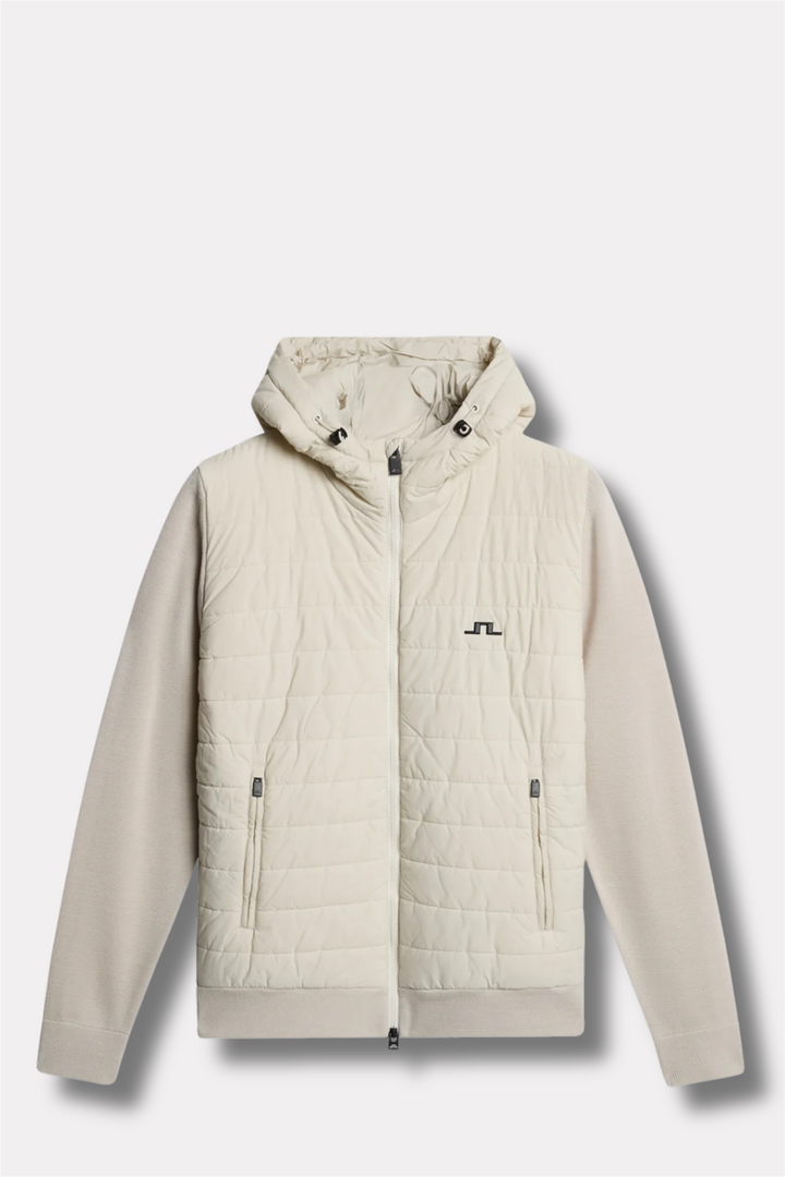 Ebbe Hybrid Knit Hoodie Moonbeam