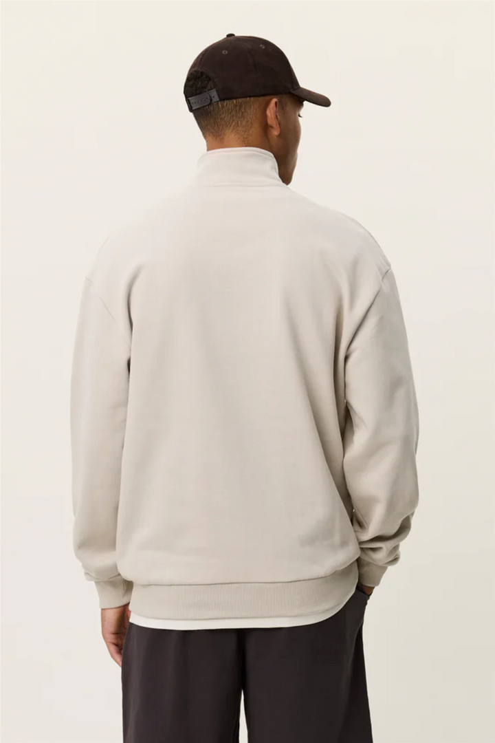 Crew Half-Zip Sweatshirt Light Sand