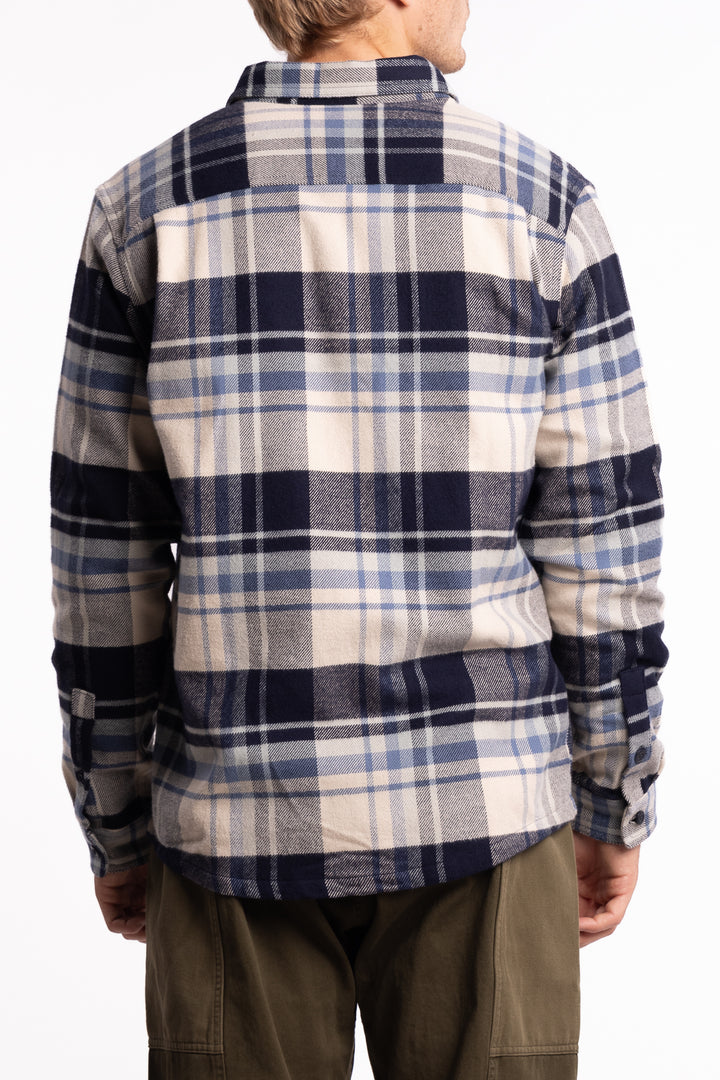 M Fjord Flannel Shirt Hibernate: Sunken Blue