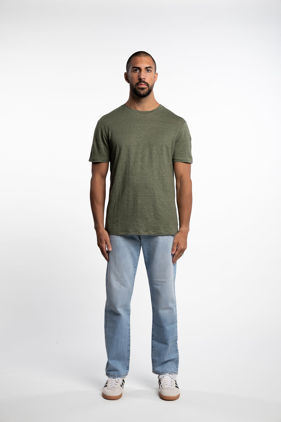 Coma Linen Tee Olivine