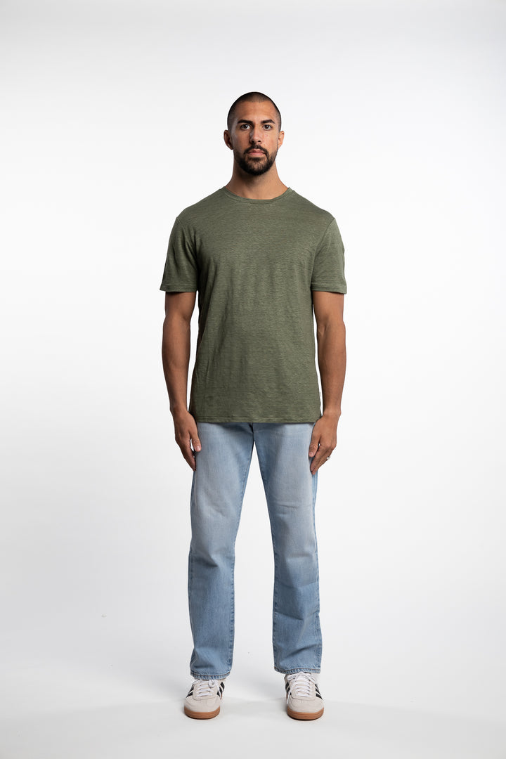 Coma Linen Tee Olivine