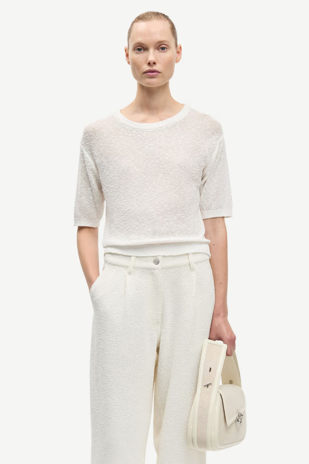 Sasimone T-shirt 16058 - Egret
