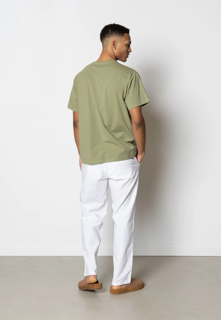 Barcelona Cotton/Linen Pants White