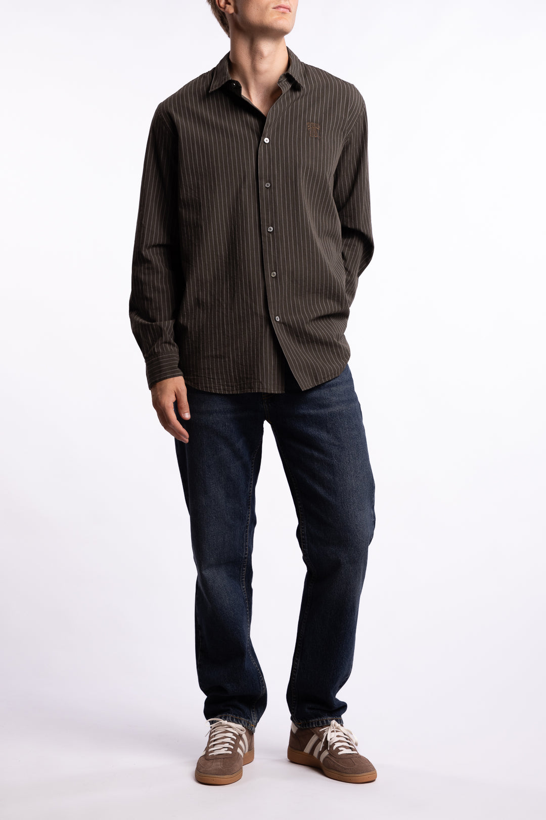 Gritty Jackson Straight Fit Jeans Blue Soil