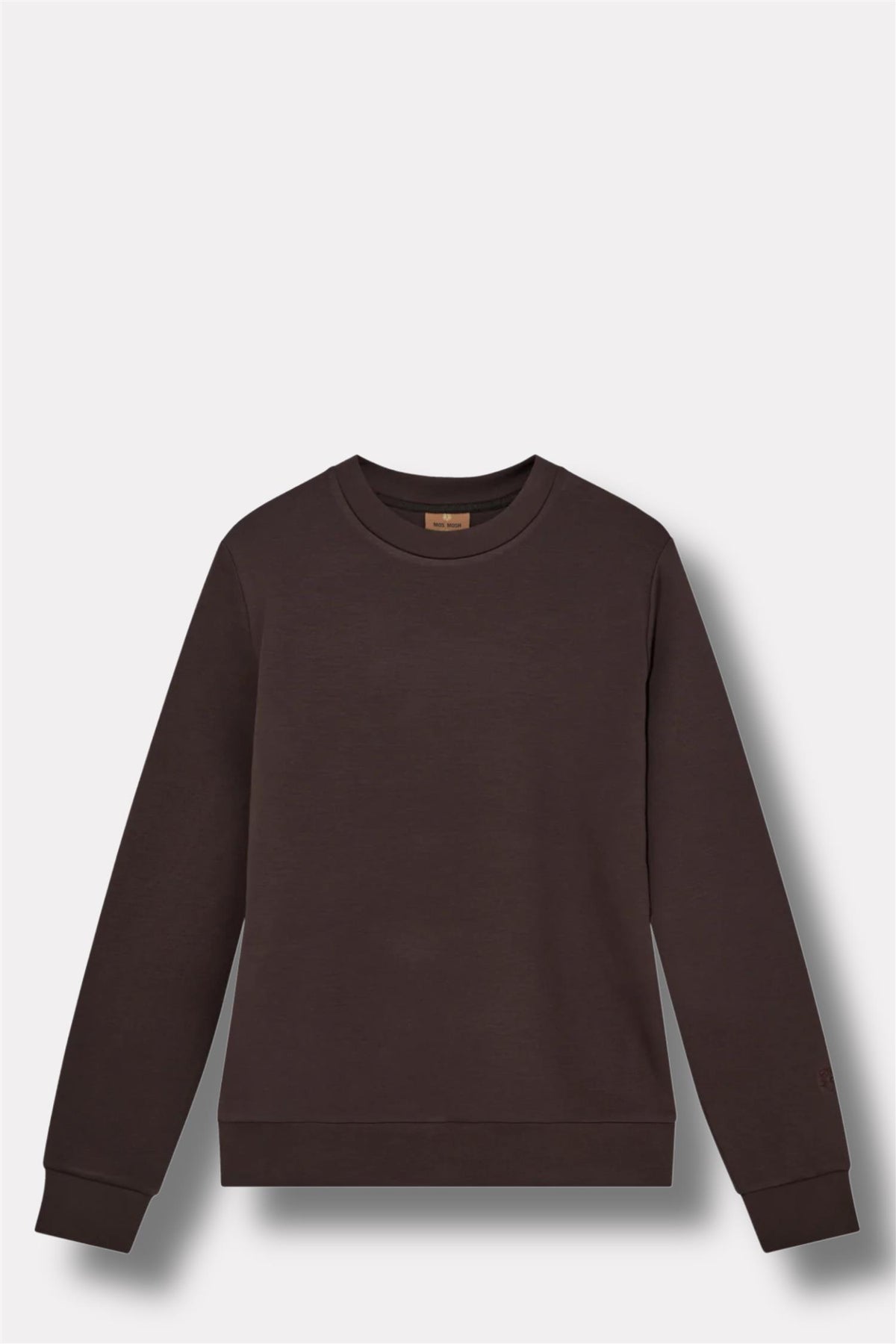 Abel Crew Neck Sweat Chocolate Brown