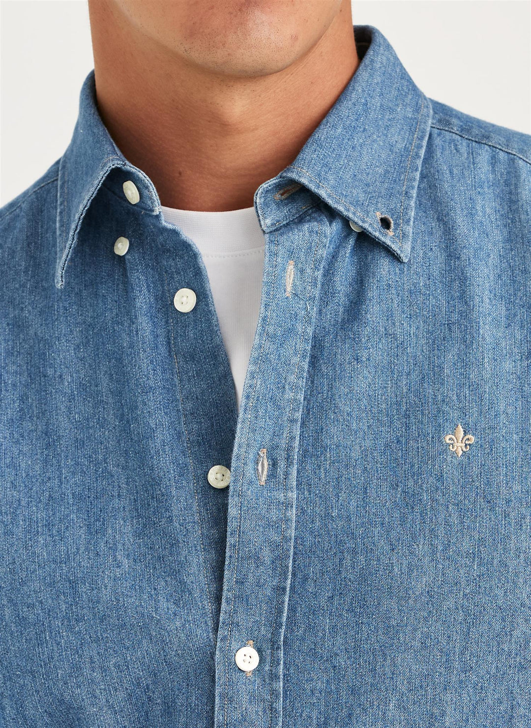 Denim Classic Fit Shirt Old Blue