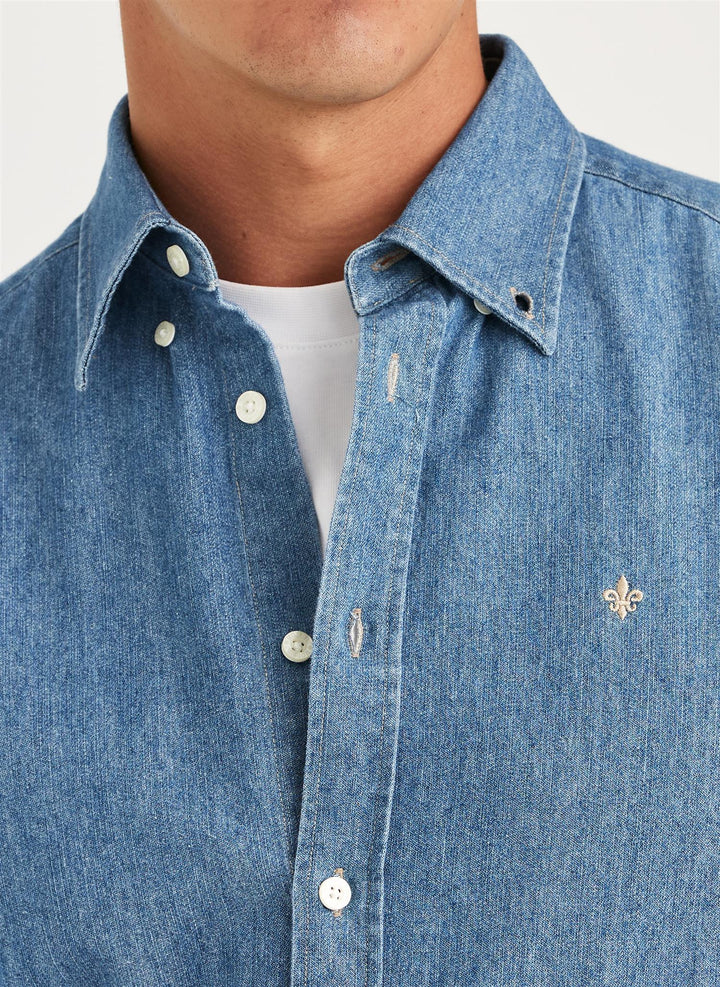 Denim Classic Fit Shirt Old Blue