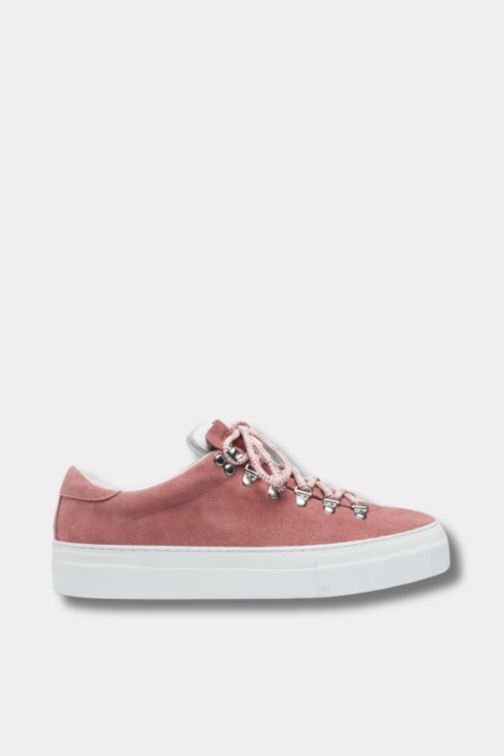 W Marostica Low Platform- Wild Rose Suede