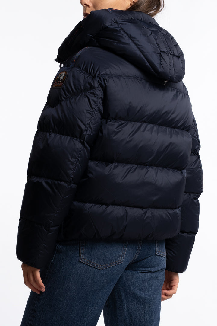 Tilly Hooded Down Jacket - Blue Navy