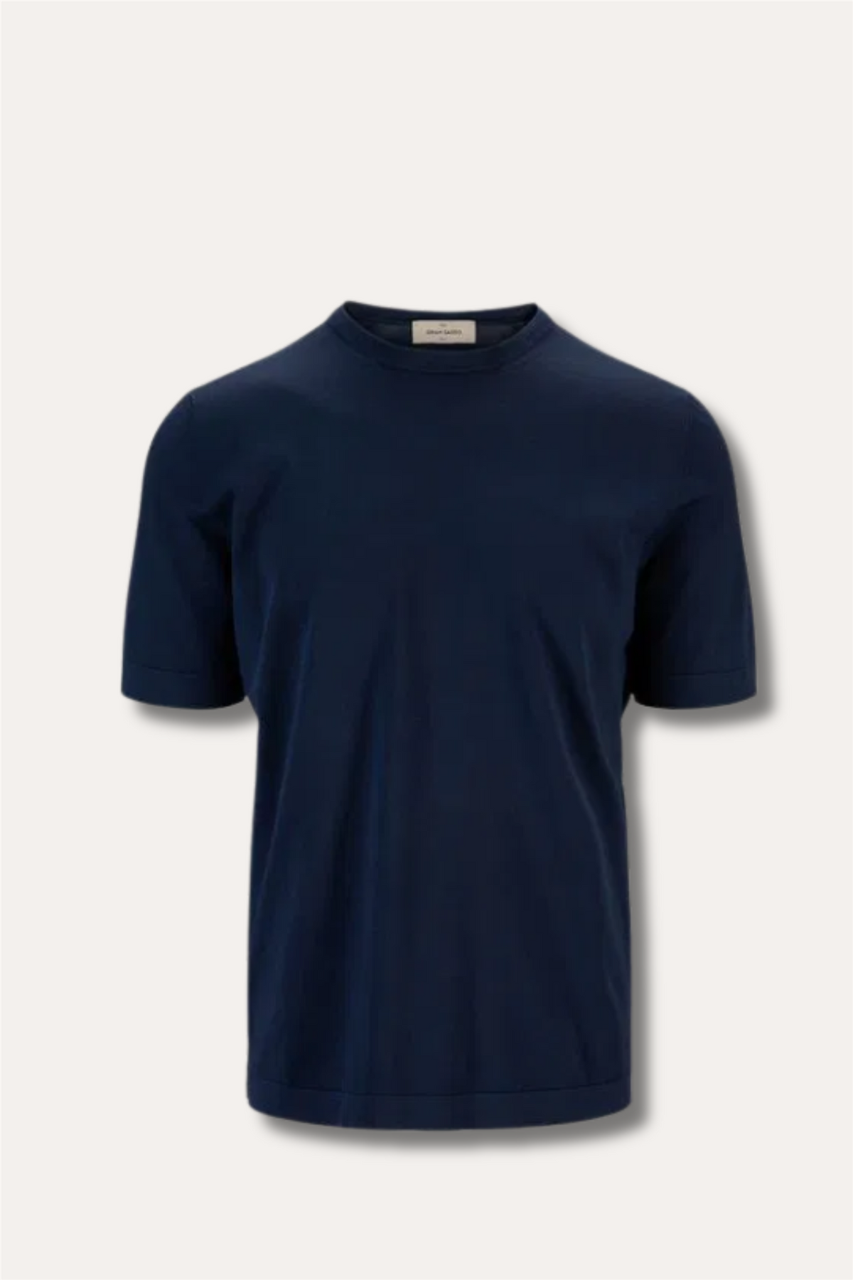 Crew Neck T-shirt Organic Cotton Navy