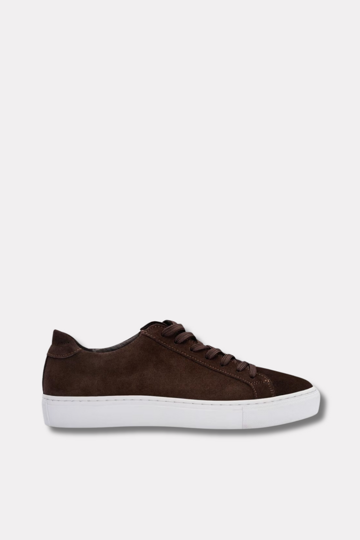 Type Suede Leather Brown