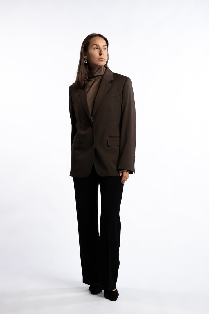 Delilah Blazer- Walnut Brown