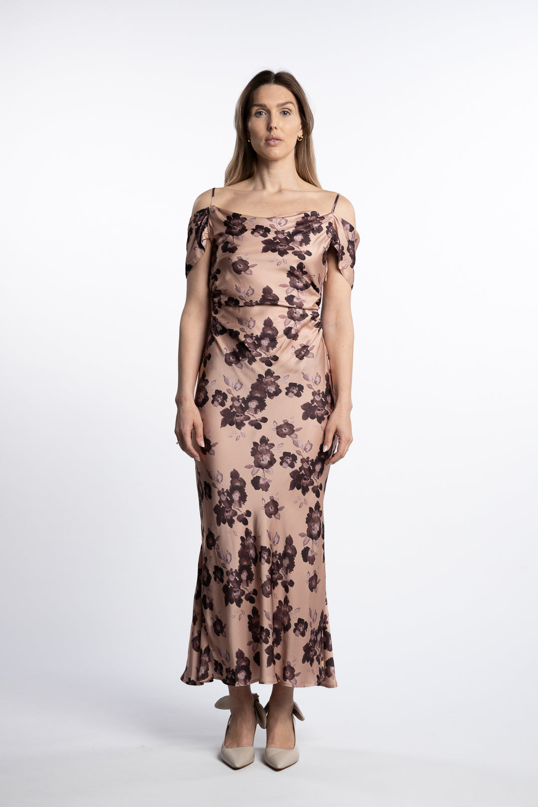 Lyra Dress- Terracotta Floral