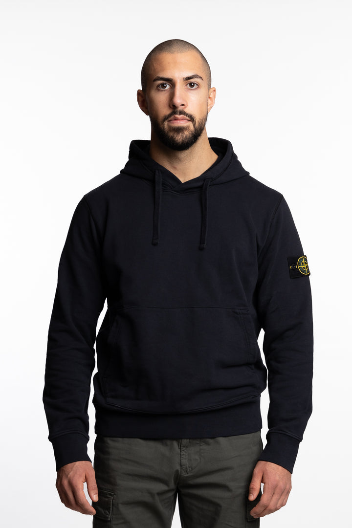 Garment Dyed Hooded Sweatshirt Navy