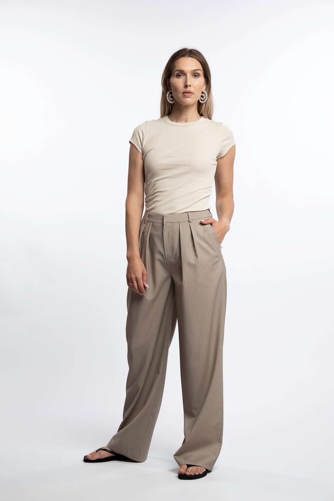 Monaco Pant- Pebble