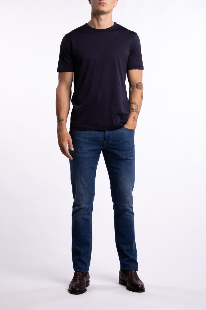 Michelangelo Slim Fit Jeans D375 Soft Touch Cloud