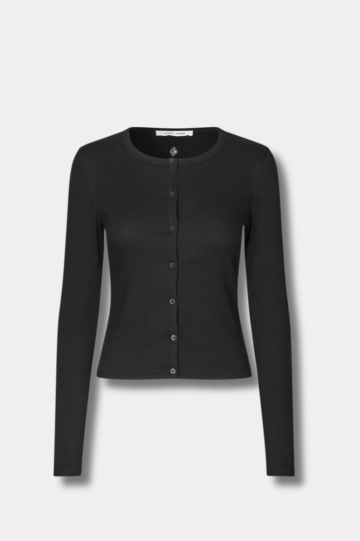 Saalexo LS Cardigan 7542 - Black