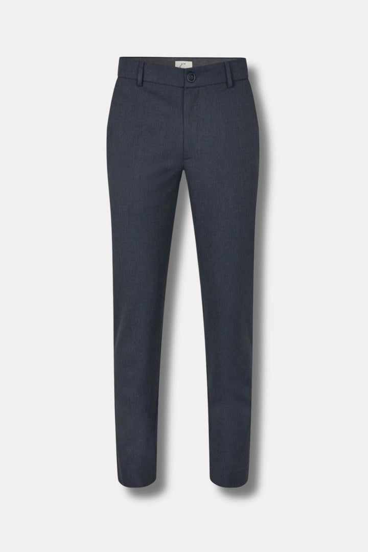 AlvinPL 90 Herringbone Trousers Midnight