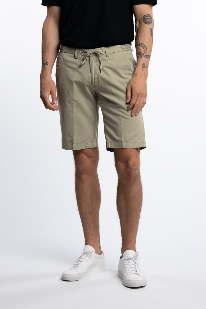 Cotton/Elastan Shorts Light Green