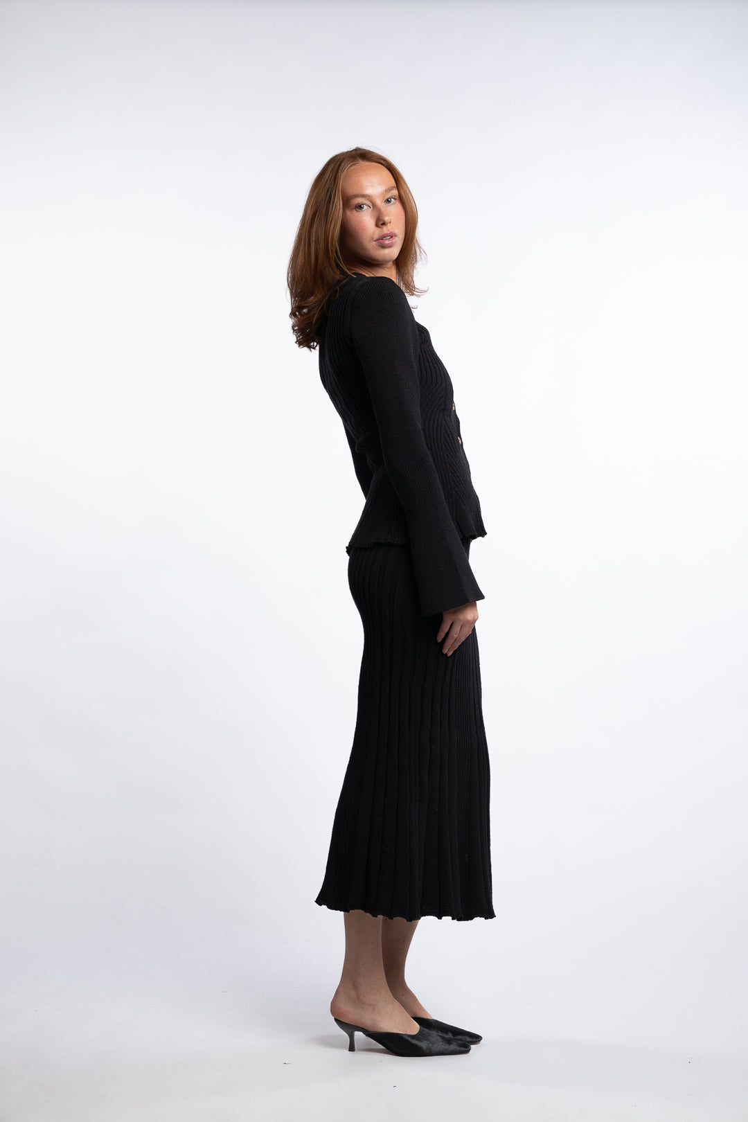 Lugo Cardigan- Black