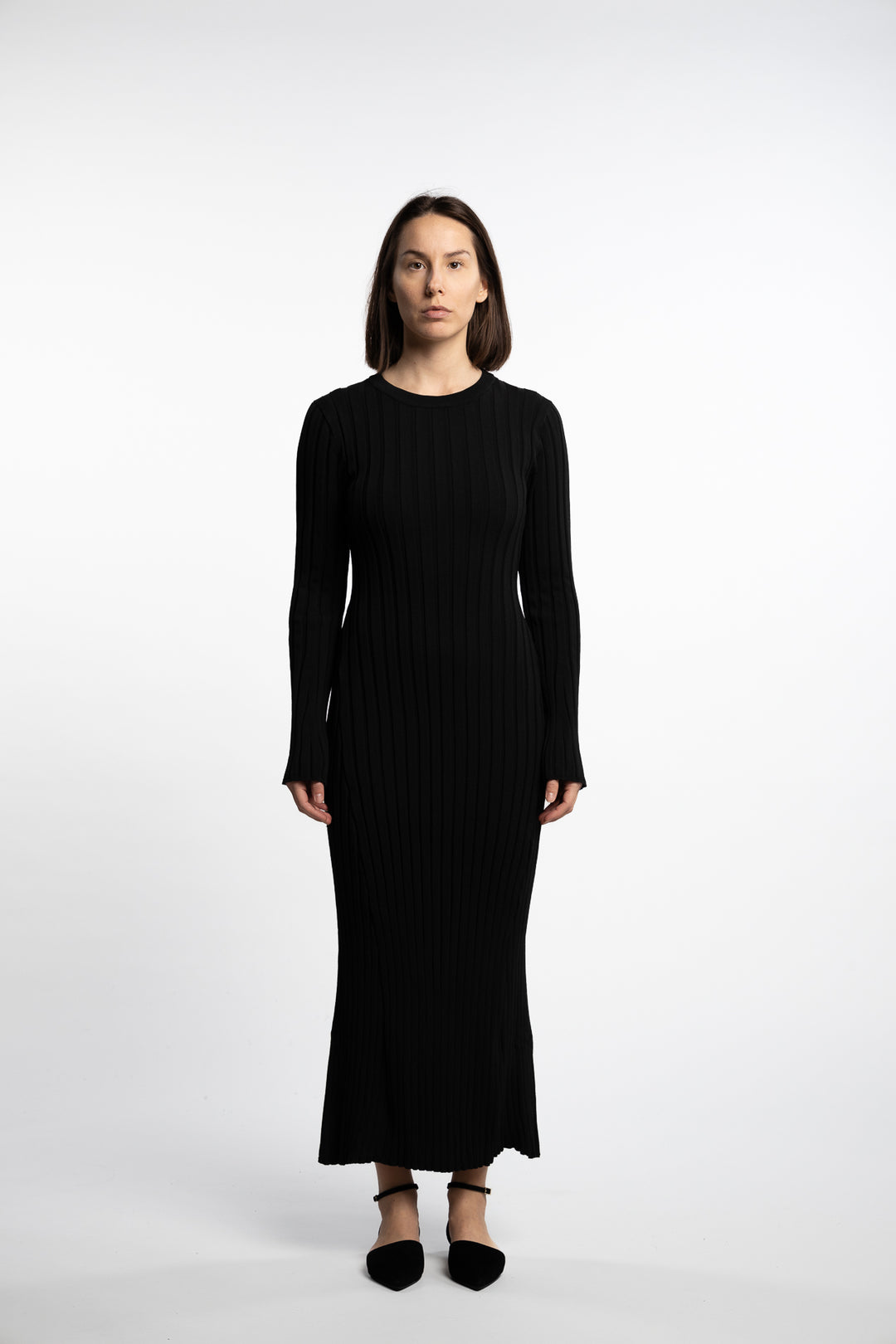 Zaneta Knit Dress- Black